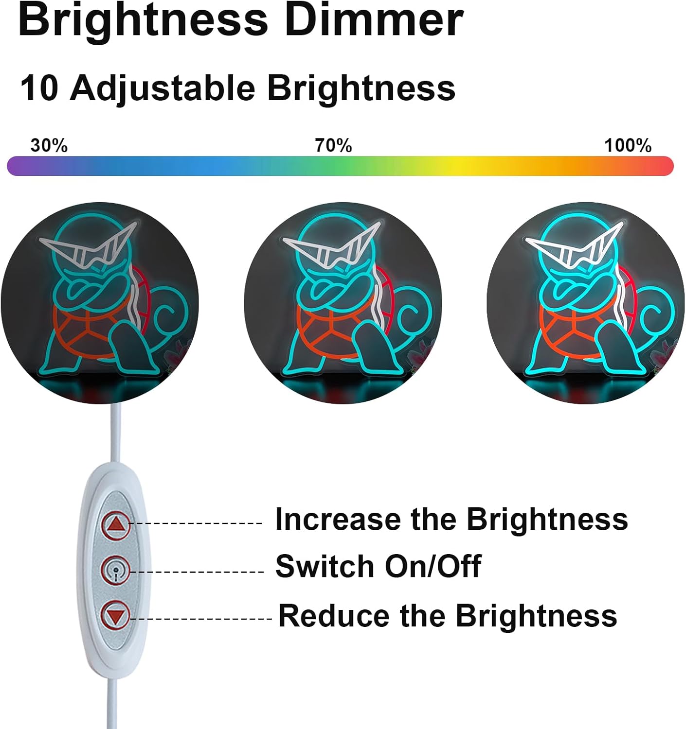 Pokemon Squirtle Neon Sign LED - Decor Lighting Fans ulasan dan harga