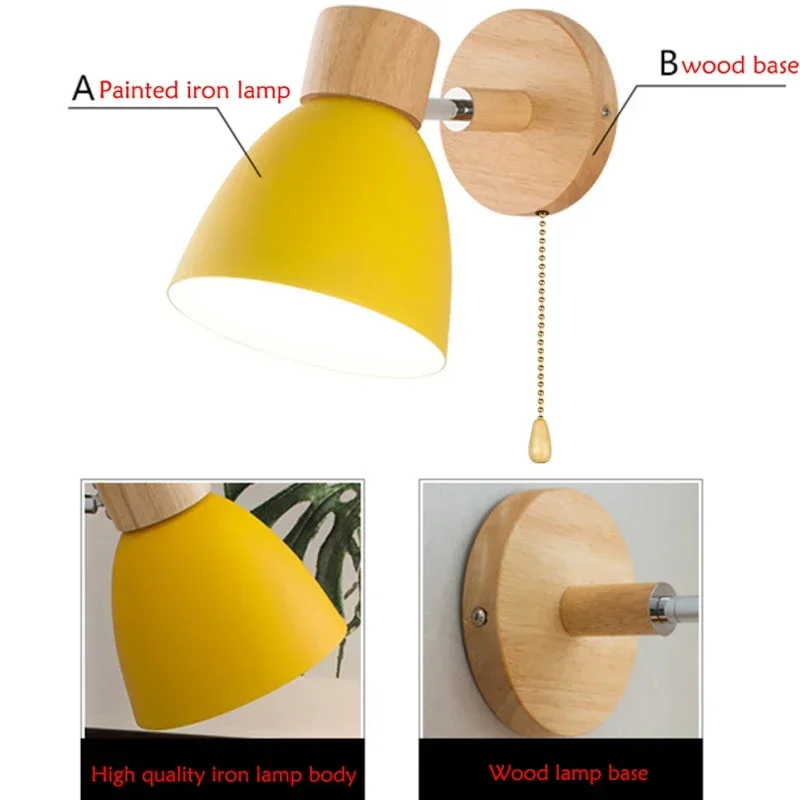 Sconce for Bedroom Nordic Wall - Foyer Lighting Wall Decor ulasan dan harga
