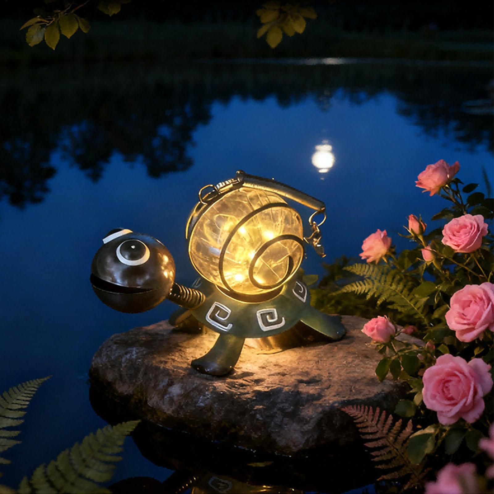 Solar Turtle Garden Statue Wat - Yard Lighting Decor ulasan dan harga
