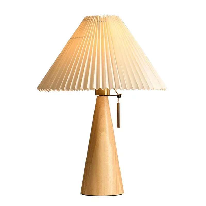 Retro Pleated Table Lamp Nordi - Lighting Table Decor ulasan dan harga