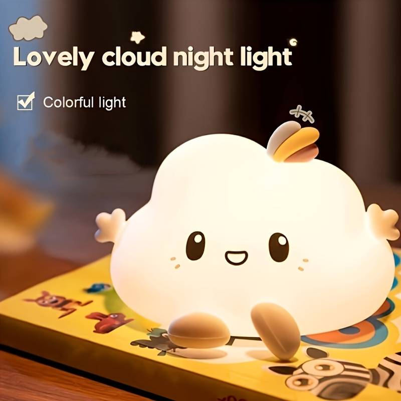 Cloud Night Light,Touch-Contro - Lighting Table Decor ulasan dan harga