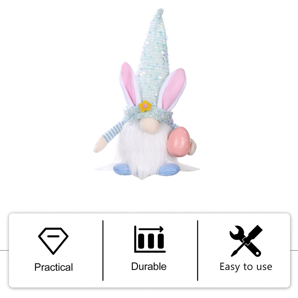 Glowing Rabbit Gnome Soft Fest - Unique Lighting Decor ulasan dan harga