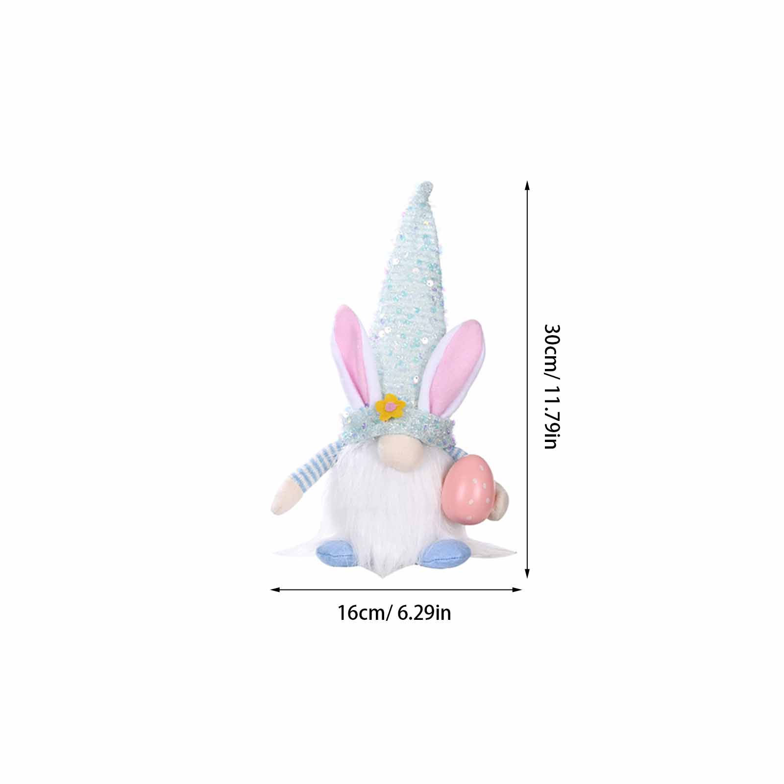 Glowing Rabbit Gnome Soft Fest - Unique Lighting Decor ulasan dan harga