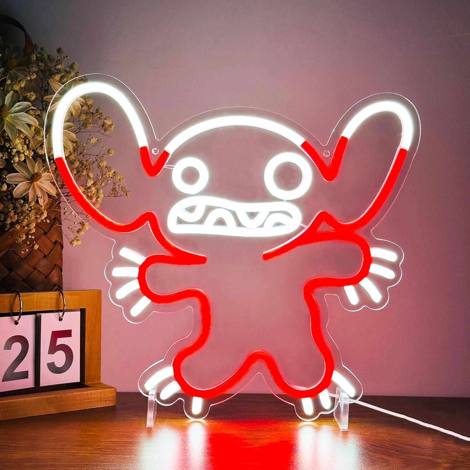 Stitch Neon Sign LED Anime Neo - Decor Lighting Fans ulasan dan harga
