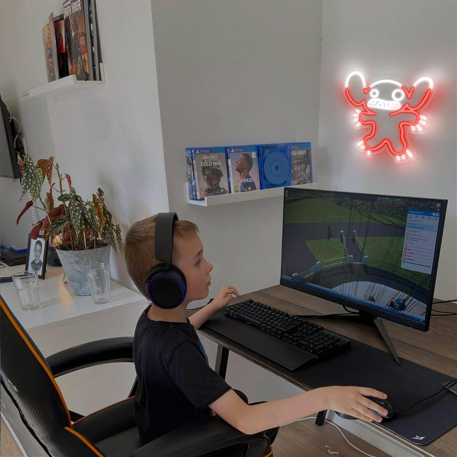 Stitch Neon Sign LED Anime Neo - Decor Lighting Fans ulasan dan harga